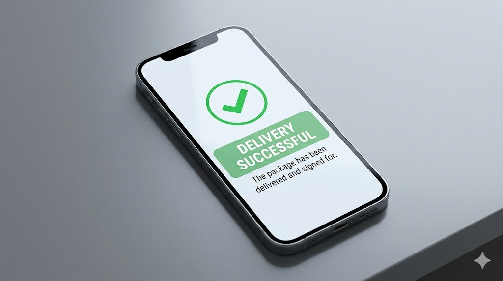 Proof of delivery confirmation